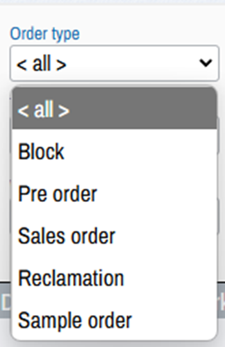 Order Type