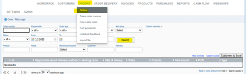 Sales Orders